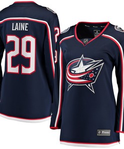 Patrik Laine Columbus Blue Jackets Fanatics Branded Womens Home Breakaway Jersey - Navy Nhl - Robokeg