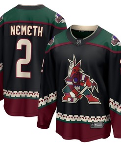Patrik Nemeth Arizona Coyotes Fanatics Branded Home Breakaway Player Jersey - Black Nhl - Robokeg