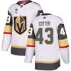 Paul Cotter 43 Vegas Golden Knights Stanley Cup 2023 Final Patch Away Breakaway Men Jersey - White - Robokeg