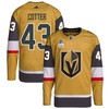 Paul Cotter 43 Vegas Golden Knights Stanley Cup 2023 Final Patch Home Breakaway Men Jersey - Gold - Robokeg