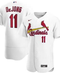 Paul Dejong St. Louis Cardinals Home Authentic Player Jersey - White Mlb - Robokeg