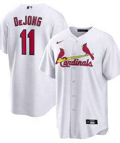 Paul Dejong St. Louis Cardinals Home Official Replica Player Jersey - White Mlb - Robokeg