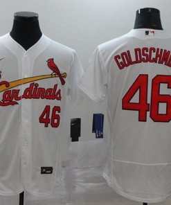 Paul Goldschmidt #46 St Louis Cardinals 2020 Mlb White Jersey - Robokeg