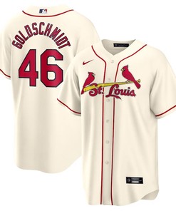 Paul Goldschmidt 46 St. Louis Cardinals Alternate Men Jersey - Cream - Robokeg