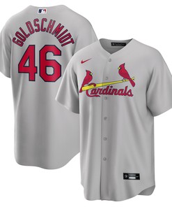 Paul Goldschmidt St Louis Cardinals Road Replica Player Name Jersey Gray Mlb - Robokeg