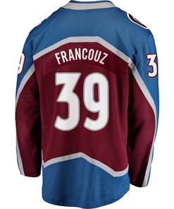 Pavel Francouz 39 Colorado Avalanche Stanley Cup 2023 Playoffs Patch Home Breakaway Men Jersey - Burgundy - Robokeg