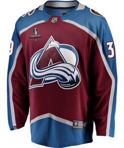 Pavel Francouz 39 Colorado Avalanche Stanley Cup 2023 Playoffs Patch Home Breakaway Men Jersey - Burgundy - Robokeg