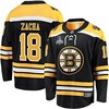 Pavel Zacha 18 Boston Bruins Stanley Cup 2023 Playoffs Patch Home Breakaway Men Jersey - Black - Robokeg