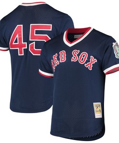 Pedro Martinez Boston Red Sox Mitchell & Ness 1999 Cooperstown Collection Mesh Batting Practice Jersey - Navy Mlb - Robokeg