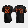 Pedro Severino 28 Baltimore Orioles Black Alternate Jersey - Robokeg