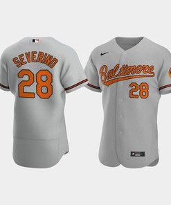 Pedro Severino 28 Baltimore Orioles Gray Road Jersey - Robokeg