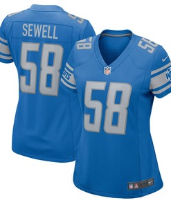 Penei Sewell Detroit Lions Womens Game Jersey - Blue Nfl - Robokeg
