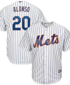 Pete Alonso New York Mets Home Official Cool Base Player Jersey - White - Robokeg