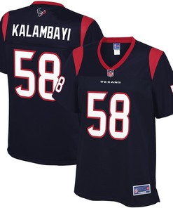 Peter Kalambayi Houston Texans Nfl Pro Line Womens Player Jersey - Navy - Robokeg
