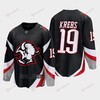 Peyton Krebs 19 Buffalo Sabres 2022-23 Goathead Third Premier Breakaway Player Black Jersey - Robokeg