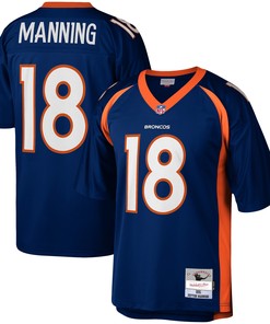 Peyton Manning Denver Broncos Mitchell And Ness 2015 Legacy Replica Jersey Navy Nfl - Robokeg
