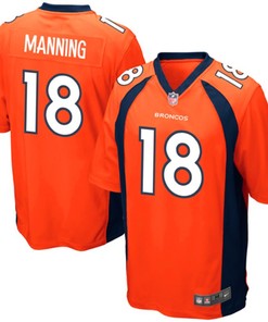 Peyton Manning Denver Broncos Nike Youth Team Color Game Jersey - Orange - Robokeg