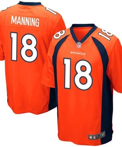 Peyton Manning Denver Broncos Team Color Game Jersey - Orange Nfl - Robokeg