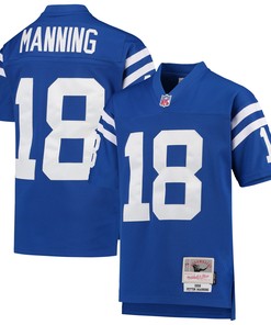 Peyton Manning Indianapolis Colts Mitchell And Ness 1998 Legacy Retired Player Jersey Royal Nfl - Robokeg