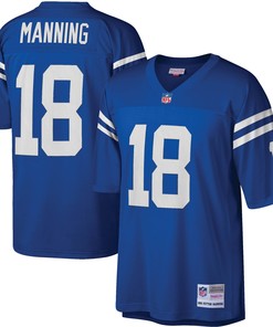 Peyton Manning Indianapolis Colts Mitchell And Ness Legacy Replica Jersey Royal Nfl - Robokeg