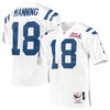 Peyton Manning Indianapolis Colts Mitchell & Ness 2006 Super Bowl Xli Authentic Retired Player Jersey - White Nfl - Robokeg