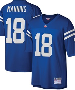 Peyton Manning Indianapolis Colts Mitchell & Ness Big & Tall 1998 Retired Player Replica Jersey - Royal Nfl - Robokeg