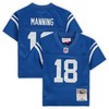 Peyton Manning Indianapolis Colts Mitchell & Ness Toddler 1998 Retired Legacy Jersey - Royal Nfl - Robokeg