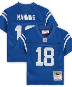 Peyton Manning Indianapolis Colts Mitchell & Ness Toddler 1998 Retired Legacy Jersey - Royal Nfl - Robokeg