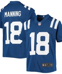 Peyton Manning Indianapolis Colts Retired Player Game Jersey Royal Nfl - Robokeg