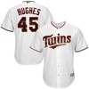 Phil Hughes Minnesota Twins Official Cool Base Player Jersey - White - Robokeg