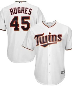 Phil Hughes Minnesota Twins Official Cool Base Player Jersey - White - Robokeg