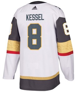Phil Kessel 8 Vegas Golden Knights Stanley Cup 2023 Champions Patch Away Breakaway Men Jersey - White - Robokeg