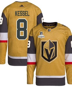 Phil Kessel 8 Vegas Golden Knights Stanley Cup 2023 Champions Patch Home Breakaway Men Jersey - Gold - Robokeg