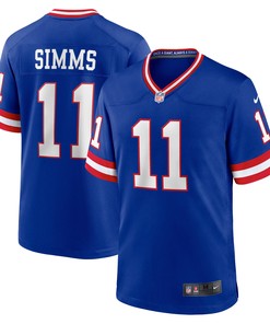 Phil Simms New York Giants Classic Retired Player Game Jersey - Royal Nfl - Robokeg