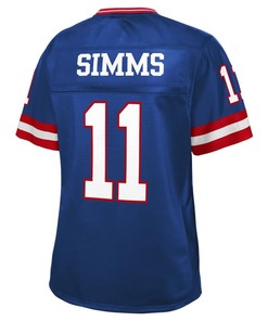 Phil Simms New York Giants Nfl Pro Line Womens Retired Player Jersey - Royal - Robokeg