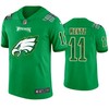 Philadelphia Eagles #11 Carson Wentz Jersey St. Patricks Day Kelly Green Lucky - Men - Robokeg