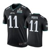 Philadelphia Eagles #11 Carson Wentz Nike Color Rush Black Jersey - Robokeg