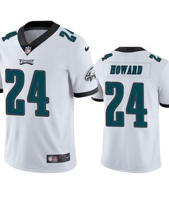 Philadelphia Eagles #24 Jordan Howard White Vapor Untouchable Limited Jersey - Mens - Robokeg