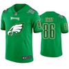 Philadelphia Eagles #86 Zach Ertz Jersey St. Patricks Day Kelly Green Lucky - Men - Robokeg