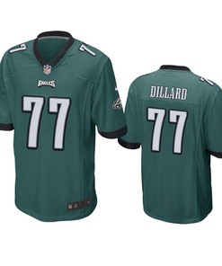 Philadelphia Eagles Andre Dillard 2019 Nfl Draft Green Game Jersey - Robokeg