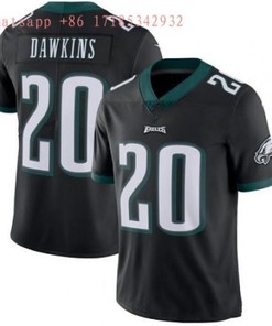 Philadelphia Eagles Brian Dawkins #20 2020 Nfl Black Jersey Jersey - Robokeg