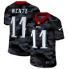 Philadelphia Eagles Carson Wentz #11 Nfl 2020 Camo Black Jersey - Robokeg