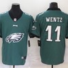 Philadelphia Eagles Carson Wentz #11 Nfl 2020 Pine Green Jersey - Robokeg