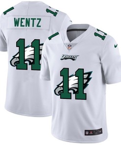 Philadelphia Eagles Carson Wentz #11 Nfl 2020 White Jersey - Robokeg