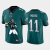 Philadelphia Eagles Carson Wentz #11 Nfl Portrait Brandedition Teal Jersey - Robokeg