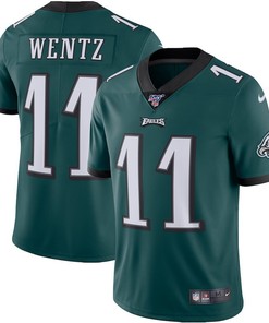 Philadelphia Eagles Carson Wentz Midnight Green Nfl 100 Vapor Jersey - Robokeg