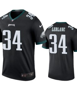 Philadelphia Eagles Crevon Leblanc Black Color Rush Legend Jersey - Robokeg
