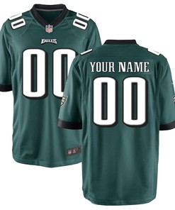 Philadelphia Eagles Custom Game Jersey Midnight Green Custom Jerseys Nfl - Robokeg