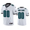 Philadelphia Eagles Custom White 100th Season Vapor Limited Jersey - Robokeg