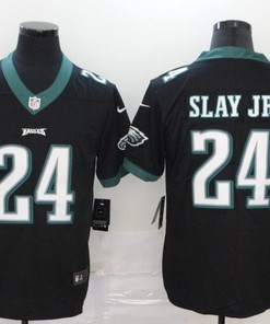 Philadelphia Eagles Darius Slay #24 Nfl 2020 Black Jersey - Robokeg